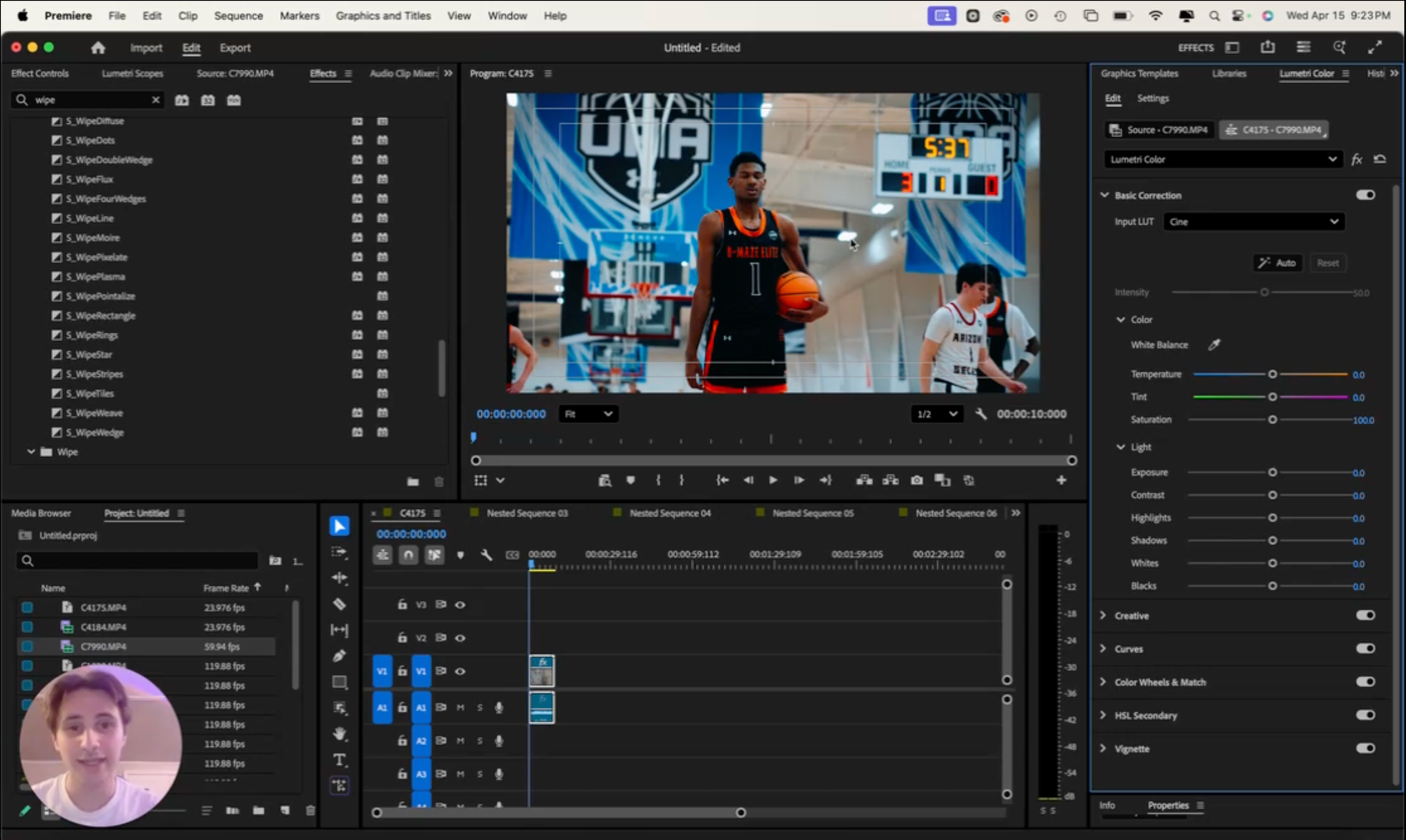 Basketball LUT Pack